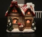 Kersthuisje met waxinelichtje, Diversen, Kerst, Ophalen of Verzenden, Zo goed als nieuw