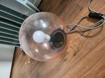 Bollamp roze glas, Ophalen, Zo goed als nieuw, Glas, Minder dan 50 cm
