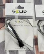 3X Gelid Solutions VGA PWM FAN Adapter fankabel fankabels, Computers en Software, Pc- en Netwerkkabels, Nieuw, Ophalen of Verzenden