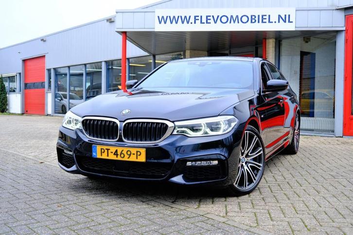 BMW 5-serie 530d 265pk M Sport Aut. Pano|Leder|HUD|HarmanKar, Auto's, BMW, Bedrijf, Te koop, 5-Serie, 360° camera, ABS, Achteruitrijcamera