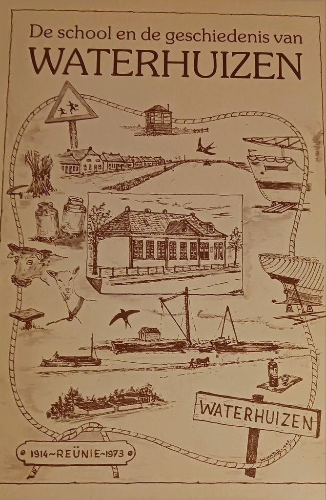 De school en de geschiedenis van Waterhuizen, Ophalen of Verzenden, 20e eeuw of later, Gelezen, Onbekend