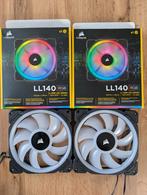 Corsair LL140 ARGB Fans - Set van 2, Ophalen of Verzenden, Zo goed als nieuw, GDDR6, PCI-Express 3