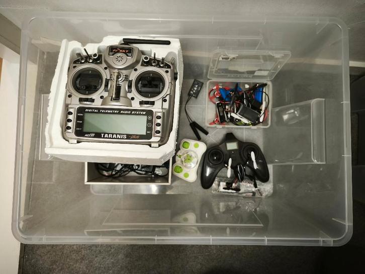Complete FPV set: Fly-Egg drone met Fr-Sky X9D Taranis-plus, Hobby en Vrije tijd, Modelbouw | Radiografisch | Helikopters en Quadcopters