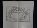 31 / De stad Deventer - Gravure uit 1659 van C. Merian, Antiek en Kunst, Kunst | Etsen en Gravures, Ophalen of Verzenden