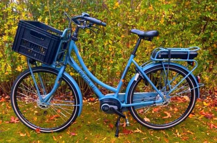 Cortina Bosch+Garantie dealer, Fietsen en Brommers, Elektrische fietsen, Zo goed als nieuw, Cortina, 55 tot 59 cm, 50 km per accu of meer