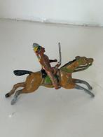 Tinnen native americans op paard, indianen, Ophalen of Verzenden
