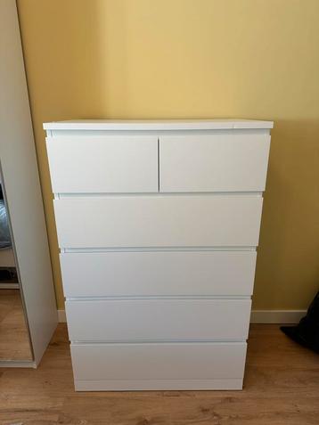 Ikea Malm ladekast met 6 lades
