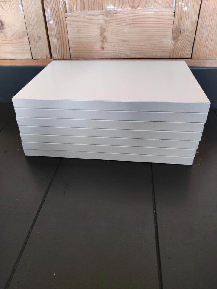 7 plankjes voor in smalle Ikea Billy boekenkast, Huis en Inrichting, Kasten | Boekenkasten, Zo goed als nieuw, Minder dan 50 cm