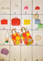 🛍️ vintage poppentassen en -koffers Barbie / Sindy / Fleur, Ophalen of Verzenden, Gebruikt