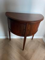 Halve maan rond vintage/antiek kastje/sidetable, Huis en Inrichting, Tafels | Sidetables, Ophalen, 50 tot 100 cm, Zo goed als nieuw