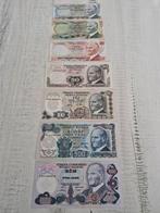 Turkije Lira Bankbiljetten Set 7 stuks UNC, Postzegels en Munten, Bankbiljetten | Europa | Niet-Eurobiljetten, Ophalen of Verzenden