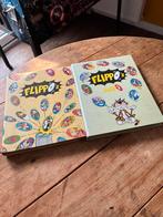 Flippo’s verzamelmappen 1 & 2 – compleet! Nostalgie 90’s, Verzamelen, Ophalen of Verzenden, Verzameling, Met verzamelmap(pen)