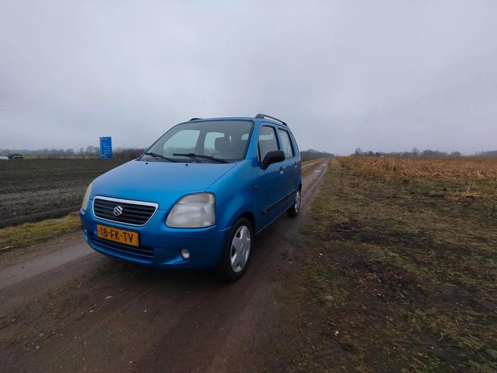 Suzuki Wagon R+ 1.3 2000 Blauw, Auto's, Suzuki, Particulier, Wagon R+, Benzine, Hatchback, Handgeschakeld, Origineel Nederlands
