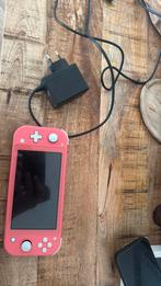 Nintendo switch roze, Spelcomputers en Games, Spelcomputers | Nintendo Switch Lite, Ophalen of Verzenden, Roze of Coral, Zo goed als nieuw