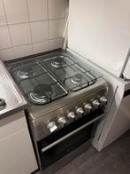 Gasfornuis 50cm in goede staat- Perfect voor kleine keukens!, Witgoed en Apparatuur, Fornuizen, Ophalen, Gebruikt, 4 kookzones