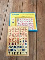 Oude Houten Verkeerstekens Puzzle - Simplex, Gebruikt, Van hout, 4 tot 6 jaar, Meer dan 50 stukjes