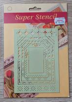 Super Stencil (Marianne Design) - SU 4002, Hobby en Vrije tijd, Kaarten | Zelf maken, Ophalen of Verzenden, Zo goed als nieuw