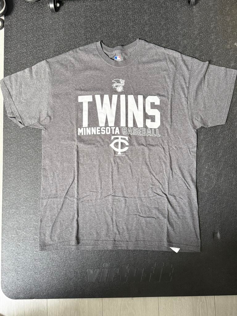 Minnesota baseball shirt, Verzenden, Nieuw, Maat 56/58 (XL), Grijs