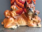 Vintage beeld boxer hond pups, Ophalen of Verzenden, Zo goed als nieuw, Dier