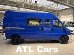 Fiat Ducato 2.8 D | MOBILHOME | 1STE EIGENAAR | EX OVERHEID, Auto's, Fiat, Voorwielaandrijving, Stof, Gebruikt, Blauw