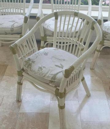 Prachtige Luxe Rotan setje met kussens beschikbaar voor biedingen
