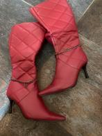 Zgan Rode Laarzen Maat 37, Ophalen of Verzenden, Zo goed als nieuw, Rood, Hoge laarzen