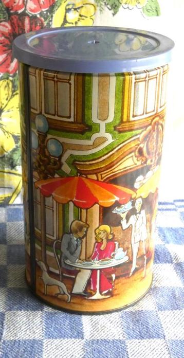 koffieblik/ koffiebus/ voorraadbus koffie beschikbaar voor biedingen