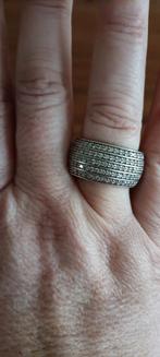 Ti Sento zilveren ring met zirkonia - maat 58, Sieraden, Tassen en Uiterlijk, Ringen, 18 tot 19, Ophalen of Verzenden, Zo goed als nieuw