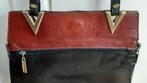 Grote vintage leren schoudertas, Sieraden, Tassen en Uiterlijk, Tassen | Damestassen, Ophalen of Verzenden
