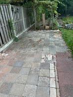 Gratis beton tegels 18,9m2 en 12,6m2, Tuin en Terras, Tegels en Klinkers, Ophalen, Gebruikt, Beton, Terrastegels