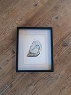 Aquarel Illustratie oester | handgemaakt, Antiek en Kunst, Ophalen of Verzenden
