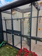 Voliere., Dieren en Toebehoren, Vogels | Hokken en Kooien, Ophalen, Zo goed als nieuw, Aluminium, Volière