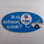 Leuke oude sticker.   CHEVRON met F-310 additive., Verzamelen, Ophalen of Verzenden, Zo goed als nieuw, Overige typen