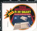 Sticker: Texas Instruments - TI-30 Galaxy, Verzamelen, Verzenden, Zo goed als nieuw, Bedrijf of Vereniging