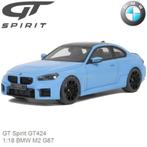 BMW M2 light blue GT Spirit 1:18 NIEUW GT Spirit 1:18, Hobby en Vrije tijd, Modelauto's | 1:18, Nieuw, Verzenden