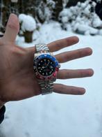 GMT automatisch uurwerk Heren Horloges, Ophalen of Verzenden, Zo goed als nieuw, Zwart, Android