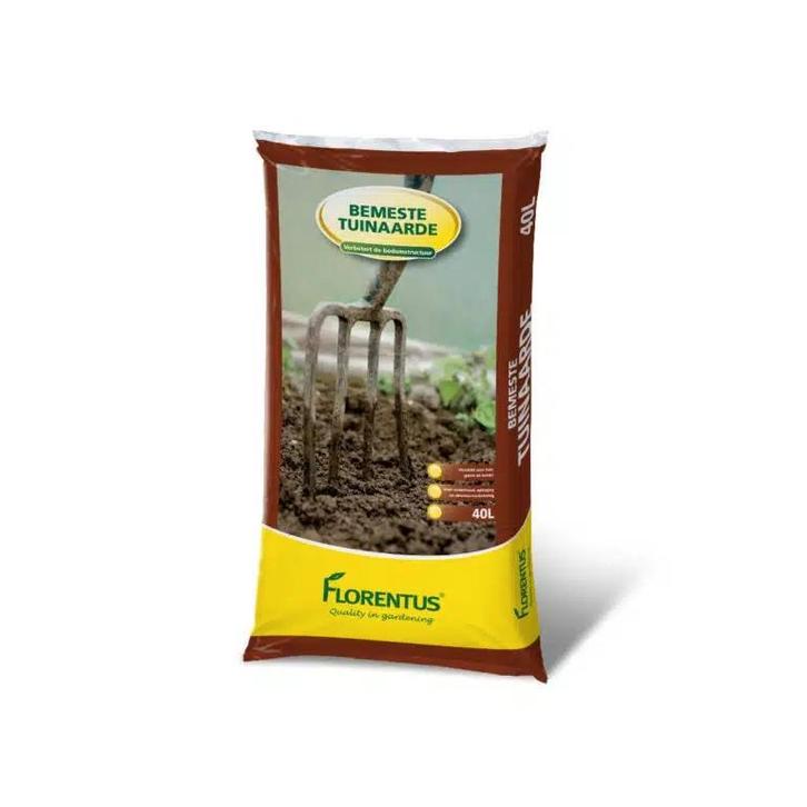 Florentus Bemeste Tuinaarde 40L, Tuin en Terras, Aarde en Mest, Tuinaarde, Ophalen