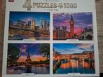 4 legpuzzels elk 1.000 stuks, Ophalen, 500 t/m 1500 stukjes, Nieuw, Legpuzzel