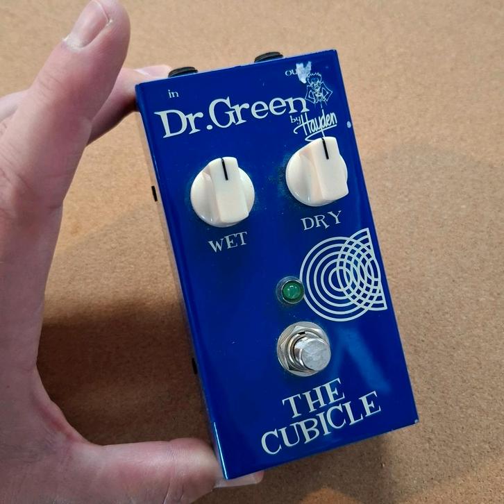 Dr Green The Cubicle Reverb Pedal, Muziek en Instrumenten, Effecten, Zo goed als nieuw, Reverb, Ophalen of Verzenden