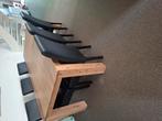 Eetkamerstoelen, 8 stuks, Huis en Inrichting, Stoelen, Ophalen, Gebruikt, Zwart, Vier
