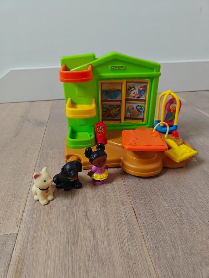 Little people - Dierentrimsalon Troeteldierencentrum, Kinderen en Baby's, Speelgoed | Fisher-Price, Zo goed als nieuw, Speelset