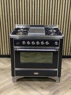 Prachtig Luxe Boretti Majestic Fornuis 90cm + FRYTOP, Zo goed als nieuw, Vrijstaand, Gas