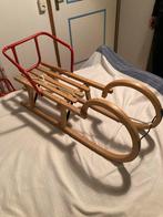 Sleeën te koop - Inklapbaar & Vast, Kinderen en Baby's, Speelgoed | Buiten | Sleeën, Ophalen, Rugleuning, Gebruikt, Hout
