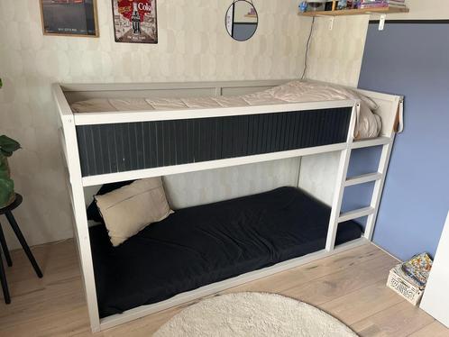 Ikea kurabed met een upgrade, Kinderen en Baby's, Kinderkamer | Stapelbedden en Hoogslapers, Gebruikt, Halfhoogslaper, Ophalen