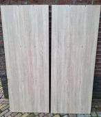Twee platen fineerhout grijs/bruin houtmotief, Doe-het-zelf en Verbouw, Hout en Planken, Ophalen, Minder dan 25 mm, Overige typen