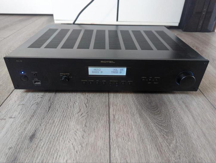 Rotel RA-12 Versterker - Top DAC - Incl. Afstandsbediening, Audio, Tv en Foto, Versterkers en Receivers, Ophalen of Verzenden
