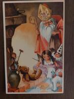 Oude Sint Nicolaas kaart Sinterklaas, Ophalen of Verzenden, 1940 tot 1960, Ongelopen, Kinderen