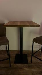 Bartafel met 2 hoge krukken, Ophalen of Verzenden, Zo goed als nieuw