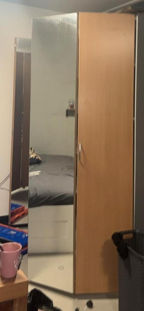 kledingkast, Huis en Inrichting, Kasten | Kledingkasten, Gebruikt, 150 tot 200 cm, 150 tot 200 cm, 50 tot 75 cm, Met deur(en)