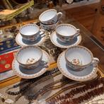 koffie kop en schotels Lotus Rohrstrand Zweden, Antiek en Kunst, Antiek | Servies los, Ophalen of Verzenden